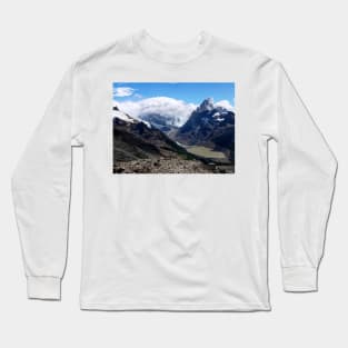 Majestic Patagonian Andes mountains Long Sleeve T-Shirt